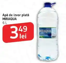 Supeco Apǎ de izvor platǎ MIRAQUA Ofertă