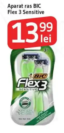 Supeco Aparat ras BIC Flex 3 Sensitive Ofertă