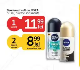 Supeco Deodorant roll on NIVEA Ofertă