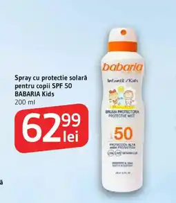 Supeco Spray cu protectie solară pentru copii SPF 50 BABARIA Kids Ofertă