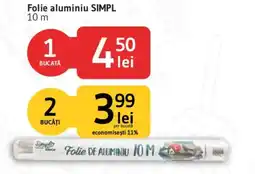 Supeco Folie aluminiu SIMPL Ofertă