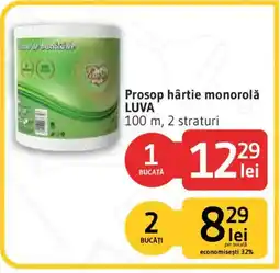Supeco Prosop hârtie monorolǎ LUVA Ofertă