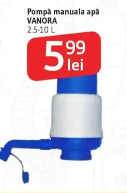 Supeco Pompǎ manuala apă VANORA Ofertă