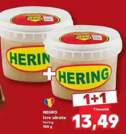 Kaufland NEGO Icre sărate hering Ofertă