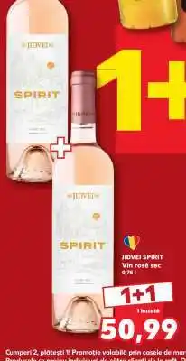Kaufland JIDVEI SPIRIT Vin roșe sec Ofertă