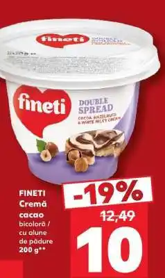 Kaufland FINETI Cremă cacao Ofertă