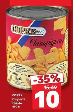 Kaufland COPEX Ciuperci tăiate Ofertă