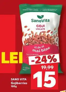 Kaufland SANO VITA Goji Berries Ofertă