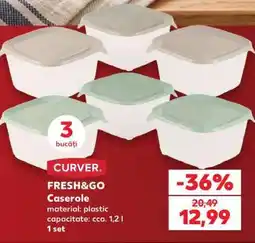 Kaufland CURVER FRESH&GO Caserole Ofertă