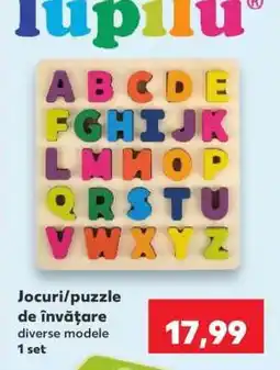 Kaufland Jocuri/puzzle de învățare Ofertă