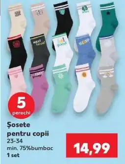 Kaufland Șosete pentru copii Ofertă