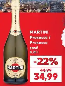 Kaufland MARTINI Prosecco / Prosecco rosé Ofertă