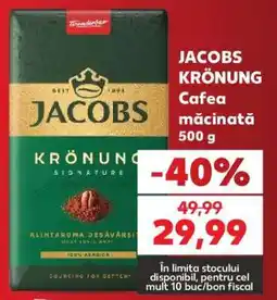 Kaufland JACOBS KRÖNUNG Cafea măcinată 500 g Ofertă