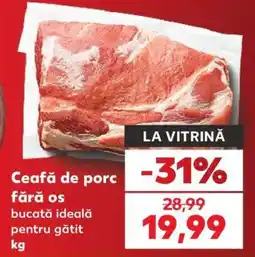 Kaufland Ceafă de porc fără os Ofertă