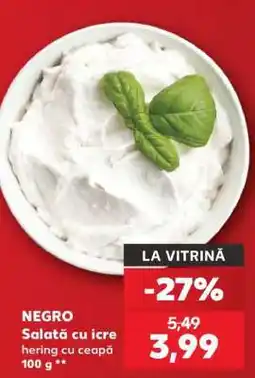 Kaufland NEGO Salată cu icre hering cu ceapă 100 g Ofertă