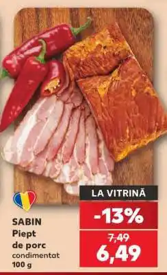 Kaufland SABIN Piept de porc condimentat Ofertă