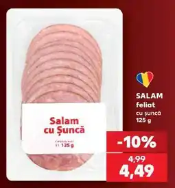 Kaufland SALAM feliat cu șuncă Ofertă