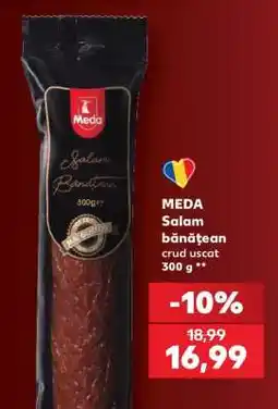 Kaufland MEDA Salam bănățean crud uscat 300 g Ofertă