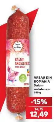Kaufland VREAU DIN ROMÂNIA Salam ardelensc Ofertă