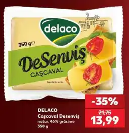 Kaufland DELACO Caşcaval Desenviş Ofertă