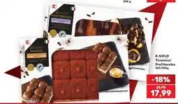 Kaufland K-GOLD Tiramisu/Profiteroles Ofertă