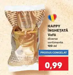 Kaufland HAPPY ÎNGHEȚATĂ Vafă Ofertă