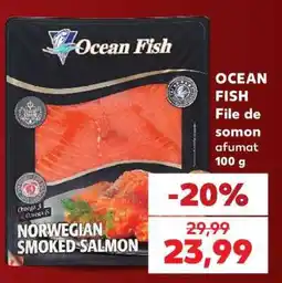 Kaufland OCEAN FISH File de somon afumat 100 g Ofertă