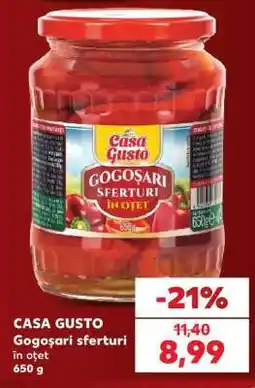 Kaufland CASA GUSTO Gogoșari sferturi în oțet Ofertă