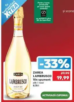 Kaufland ZAREA Lambrusco Ofertă