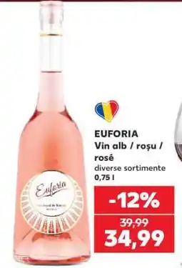 Kaufland EUFORIA Vin alb / roșu / rosé Ofertă