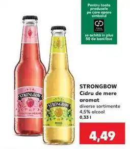 Kaufland STRONGBOW Cidru de mere aromat Ofertă