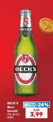 Kaufland BECK‘S Bere blondă Ofertă