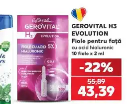 Kaufland GEROVITAL H3 EVOLUTION Ofertă