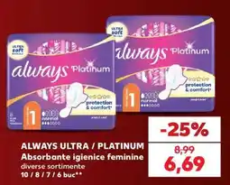 Kaufland ALWAYS ULTRA / PLATINUM Ofertă