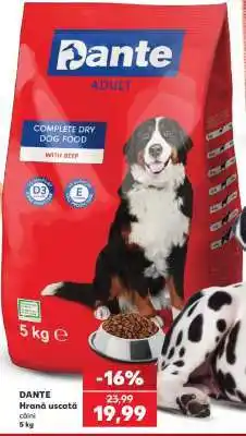 Kaufland DANTE Hrană uscată câini Ofertă