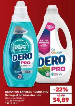 Kaufland DERO PRO EXPRESS / DERO PRO Ofertă