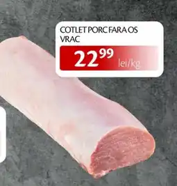 Unicarm Cotlet porc fara os vrac Ofertă