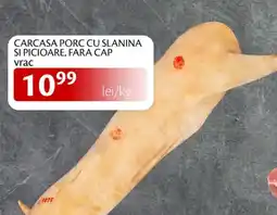 Unicarm Carcasa porc cu slanina si picioare, fara cap vrac Ofertă