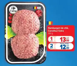 Carrefour Market Hamburgeri de vită, Carrefour Extra Ofertă