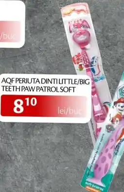 Unicarm AQF periuta dinti little/big teeth paw patrol soft Ofertă