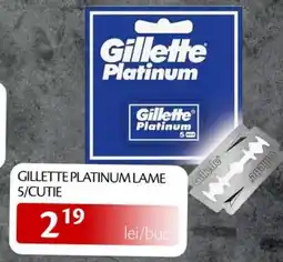 Unicarm Gillette platinum lame 5/cutie Ofertă