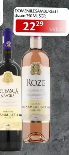 Unicarm Domeniile samburesti divsort sgr Ofertă