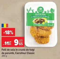 Carrefour Market Felii de soia în crustă de fulgi de porumb, Carrefour Classic Ofertă