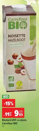 Carrefour Market Băutură UHT cu alune, Carrefour BIO Ofertă