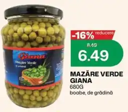 Diana Supermarket Mazăre verde Giana Ofertă