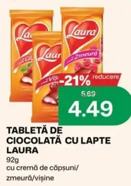 Diana Supermarket Tabletă de ciocolată cu lapte Laura Ofertă
