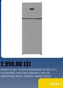 Flanco Beko frigider cu doua usi b3rdne504hxb Ofertă