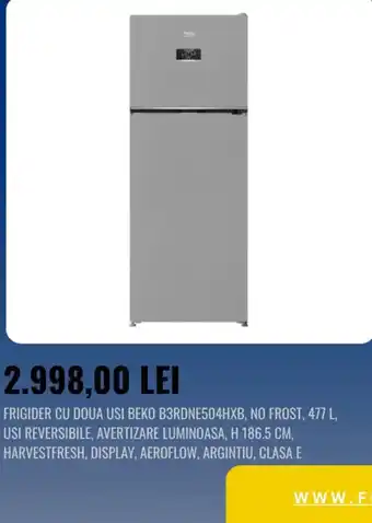 Beko frigider cu doua usi b3rdne504hxb