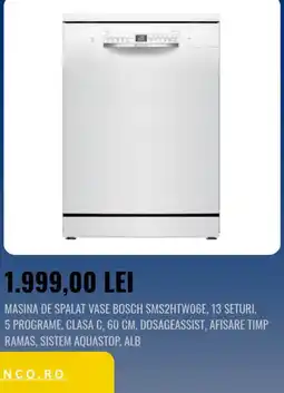 Flanco Bosch masina de spalat vase sms2htw06e Ofertă