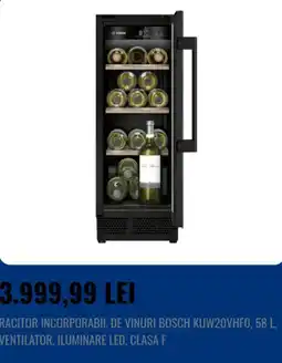 Flanco Bosch racitor incorporabil de vinuri kuw20vhfo Ofertă